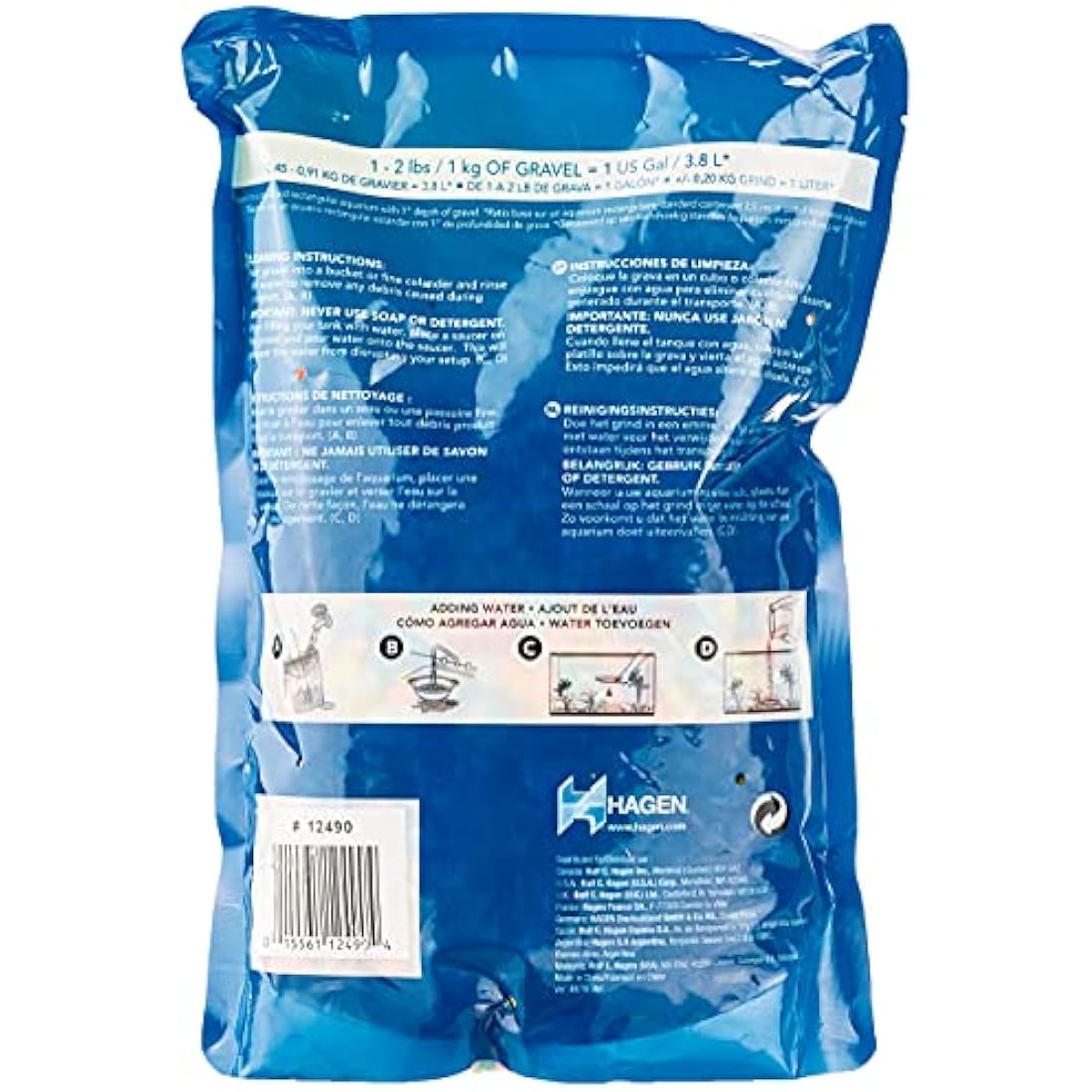 Marina Multi-Colour Decorative Aquarium Rainbow Gravel - Non-Toxic, 2 kg