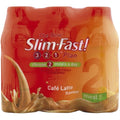 SlimFast Cafe Latte Meal Replacement Shake - 6 x 325ml Weight Loss Pack