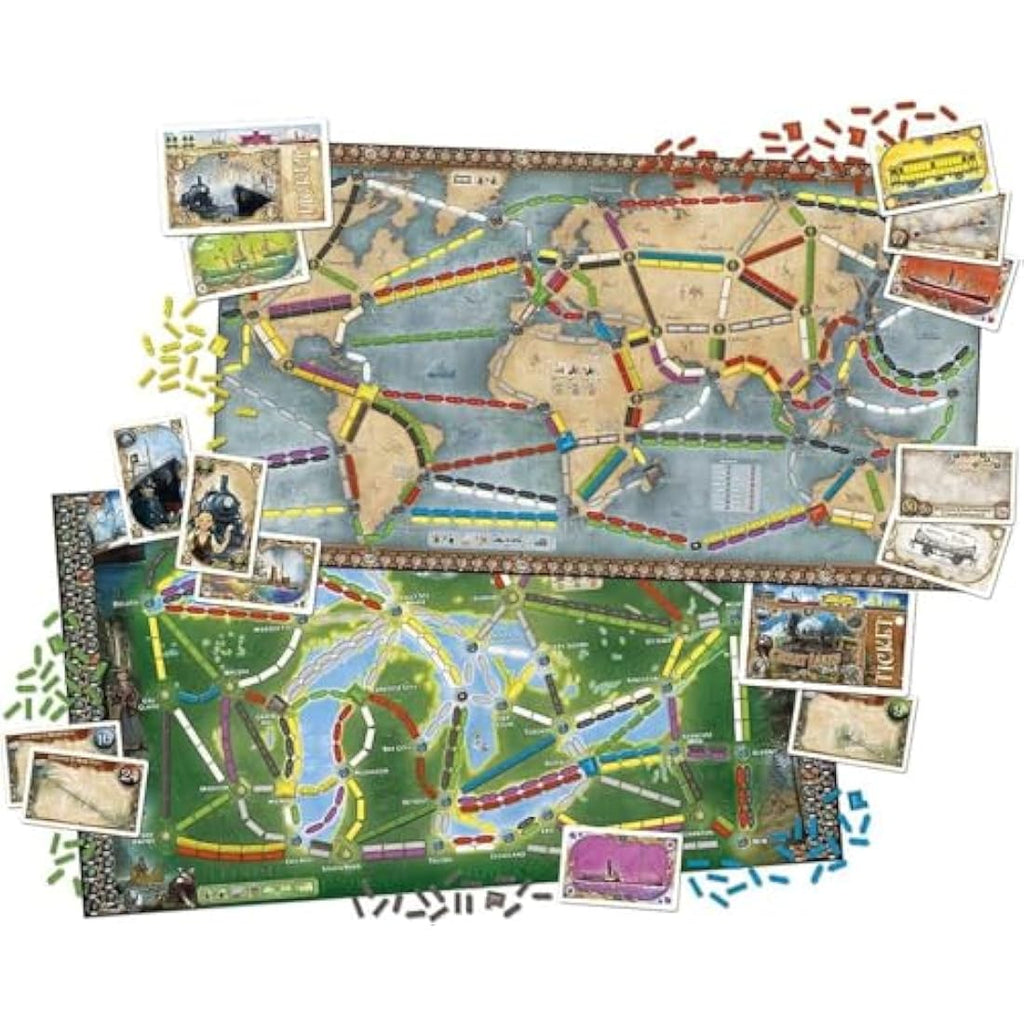 Days of Wonder Ticket to Ride Rails and Sails Strategy Board Game