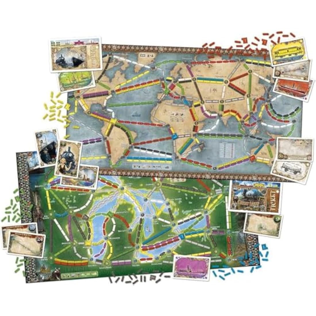 Days of Wonder Ticket to Ride Rails and Sails Strategy Board Game