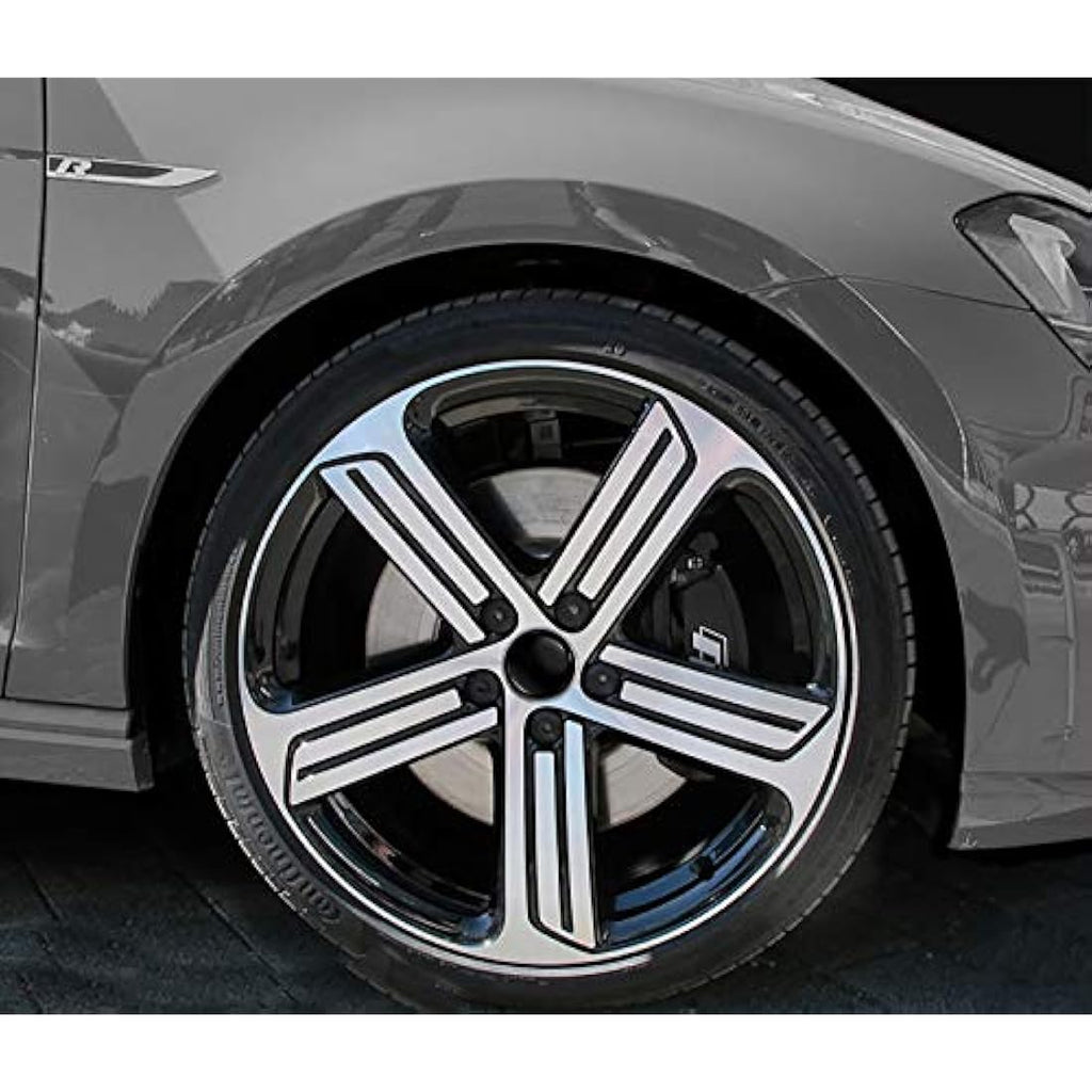 SkinoEu 65mm Wheel Centre Hub Caps for VW - Black Set of 4 - 3B7601171
