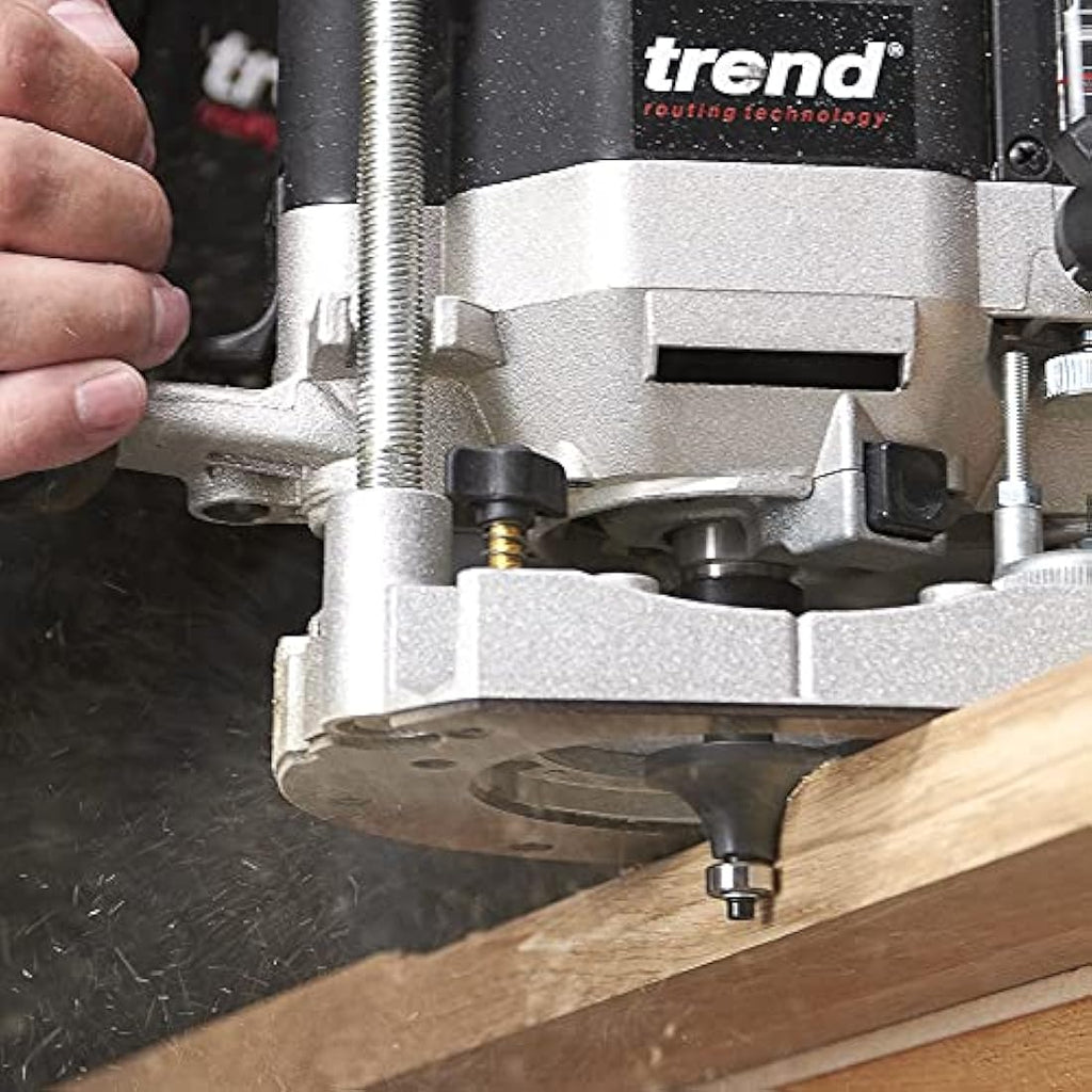 Trend 24-Piece Router Bit Set | 1/4-Inch Shank Tungsten Carbide Cutters