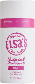 Elsa's Organic Natural Deodorant Stick – Love | Aluminum Free – 72g