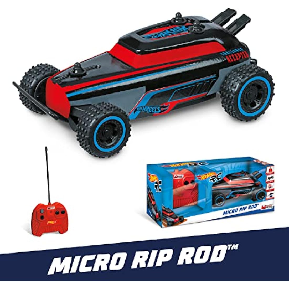 Hot Wheels Micro Rip Rod RC Car – 1:28 Scale Remote Control Toy Vehicle