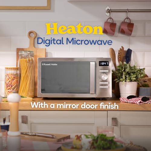 Russell Hobbs 20L Digital Microwave | 800W Stainless Steel Solo