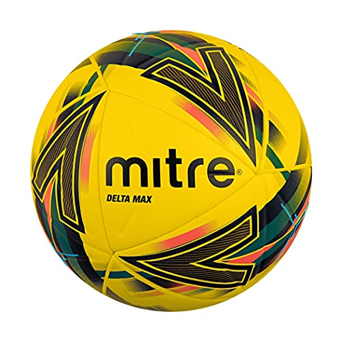Mitre Delta Professional Soccer Ball – Durable Size 5 Match Football