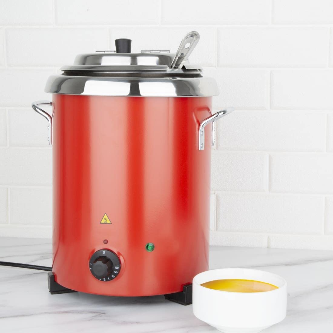 Buffalo 5.7L Stainless Steel Soup Kettle – Electric Wet Heat Warmer