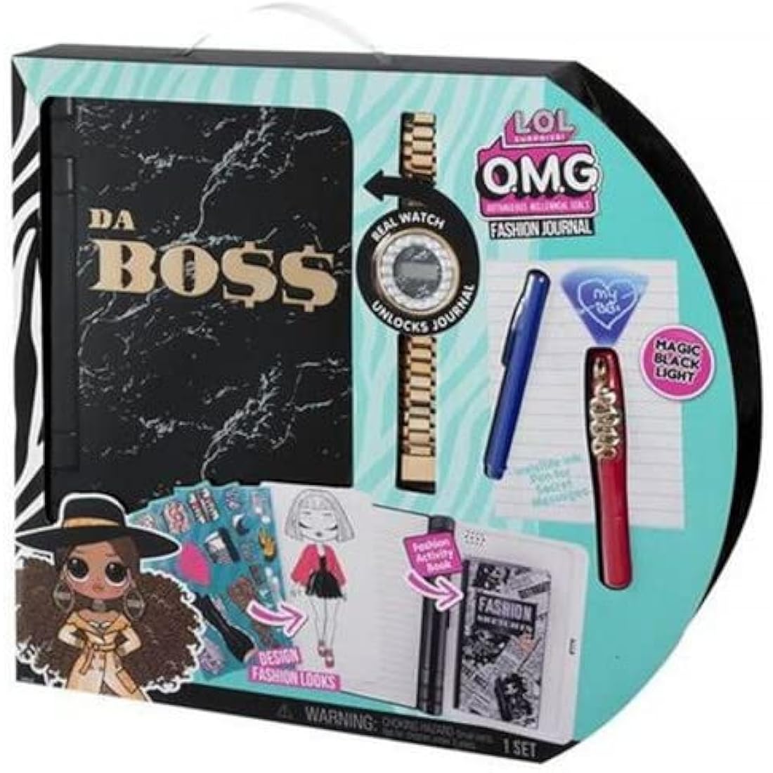 LOL Surprise OMG Fashion Secret Journal – Electronic Diary with Watch Key