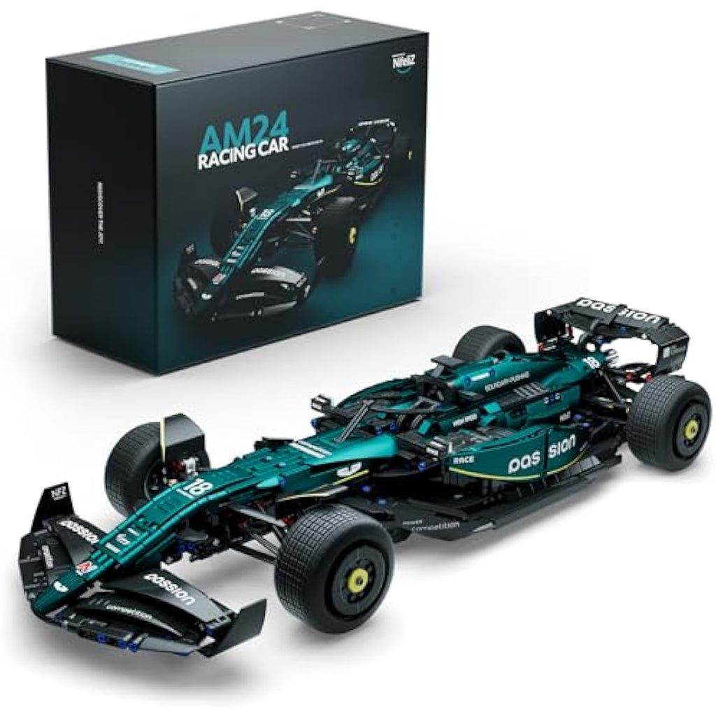 Nifeliz AM24 Formula 1 Racing Car Building Set | 1:8 Scale Model