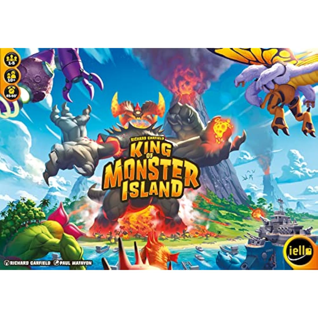 Iello King of Monster Island Board Game – Cooperative Strategy Game