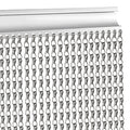 VerRich Aluminium Chain Door Fly Screen – Dark Grey Metal Insect Curtain