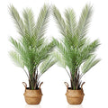 Kazeila 120cm Artificial Areca Palm Tree - Realistic Faux Plant (2 Pack)