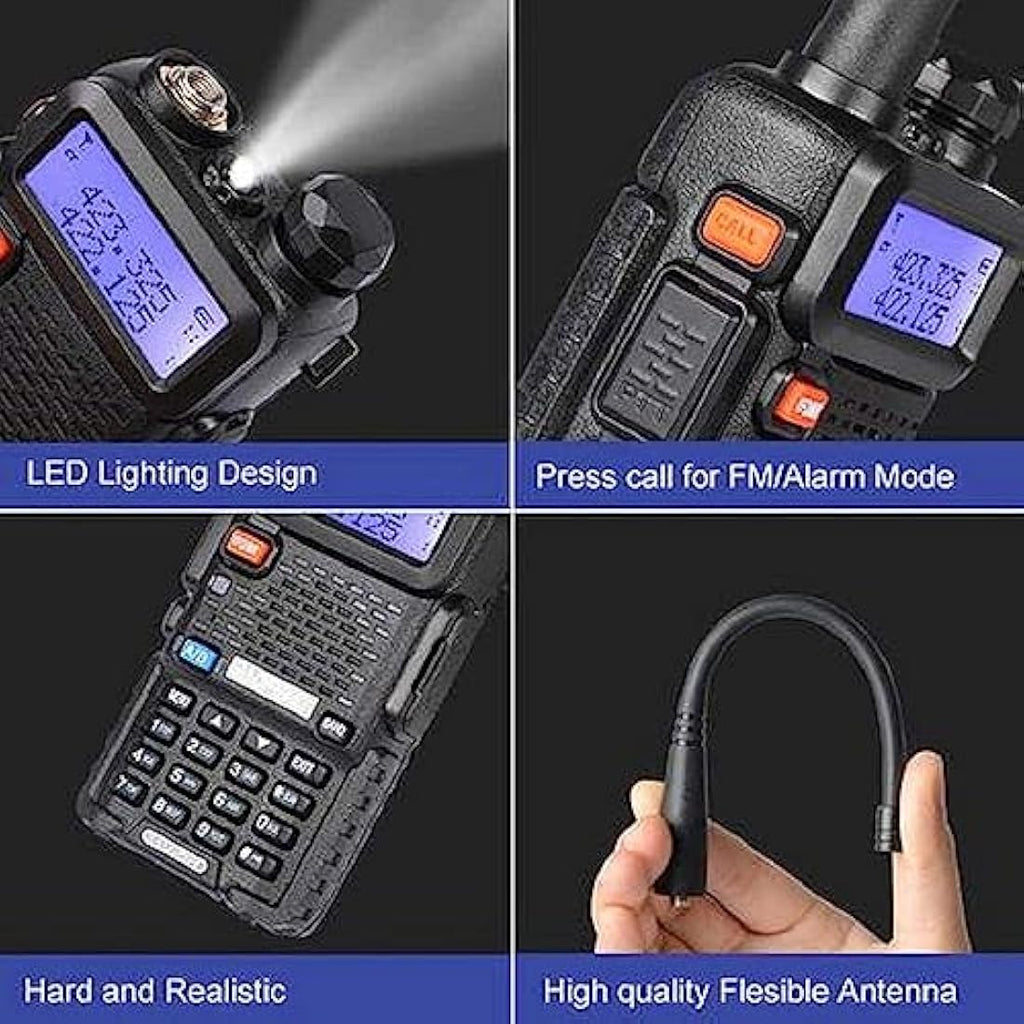 Baofeng UV-5R 8-Watt Dual Band Two-Way Radio | VHF/UHF Ham Radio Kit