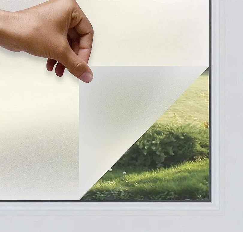 vgoltd Frosted Window Film – Self Adhesive Vinyl Privacy Glass (91cm x 10m)