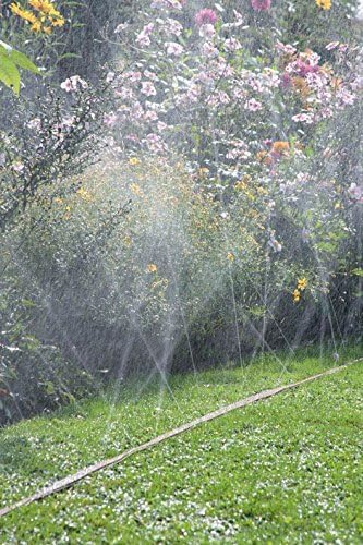 Gardena Sprinkler Hose – 15m Fine Spray Garden Irrigation, Brown