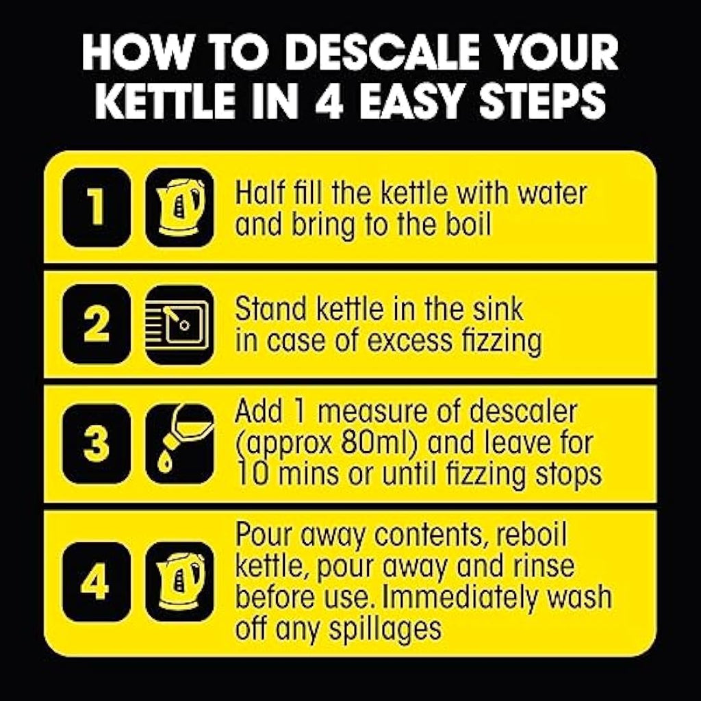 Kilrock Mega-K Multi-Purpose Descaler - 6x1L Limescale Remover (72 Doses)