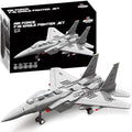 Apostrophe Games F-15 Eagle Fighter Jet Building Block Set – 227 Pieces