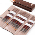 Golden Maple 20PC Miniature Paint Brush Set for Models and Fine Art