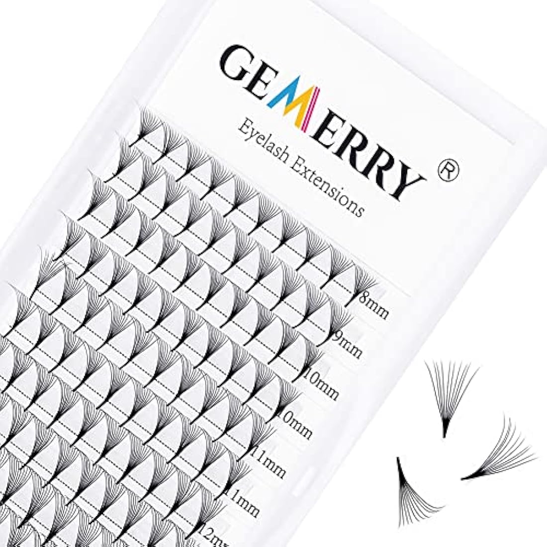 Gemerry 10D Premade Fan Eyelash Extensions | Russian Volume 0.07mm C Curl