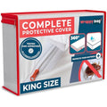 Wrappybag King Size Bed Bug Mattress Protector | Waterproof Cotton Cover