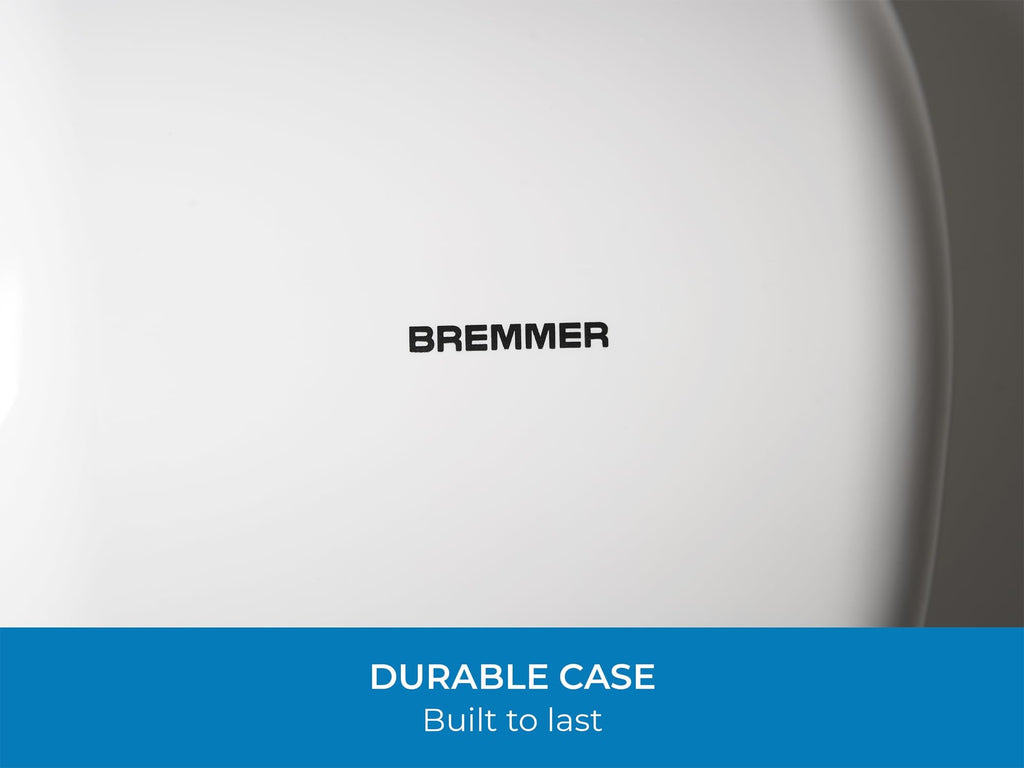Bremmer Turbo Hand Dryer – High Velocity Eco Commercial Dryer (White)