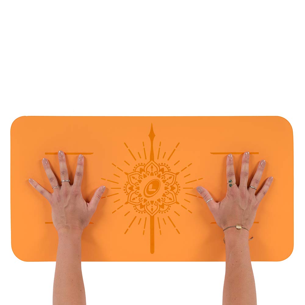 Liforme Happiness Yoga Pad – Non-Slip Eco-Friendly Mat with Bag
