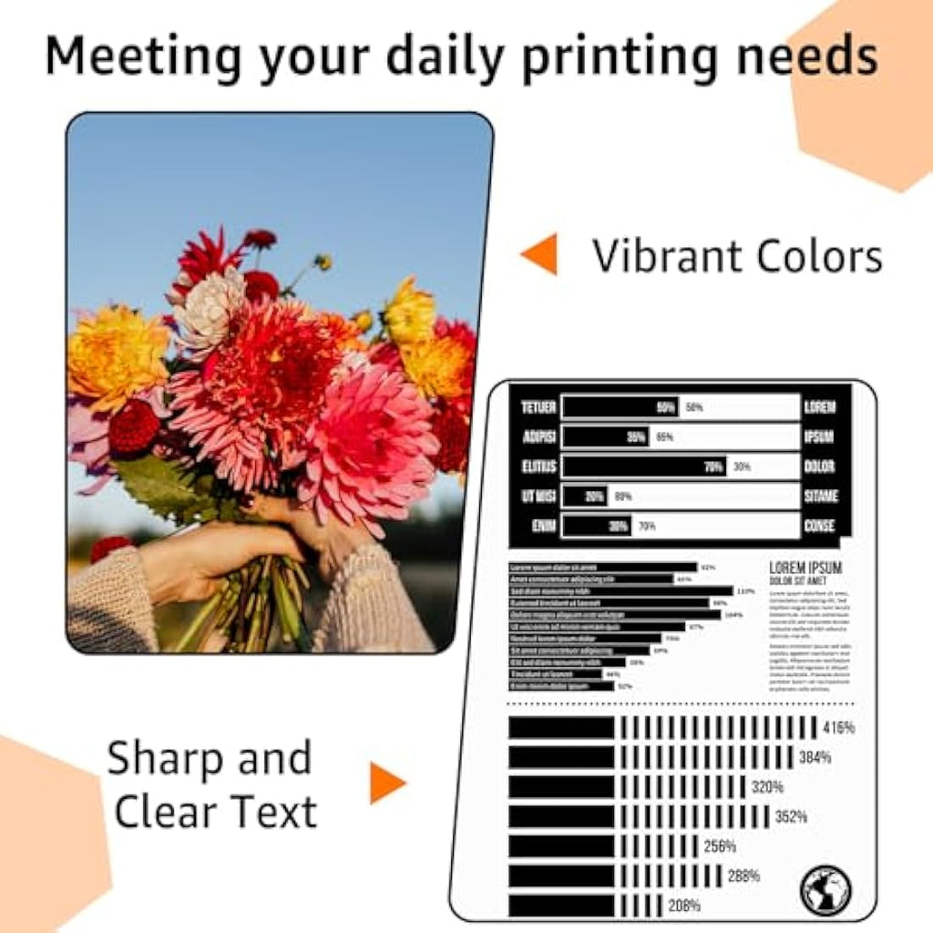 NineLeaf 302XL Remanufactured Ink Cartridges for HP Envy & Deskjet - 2 Pack