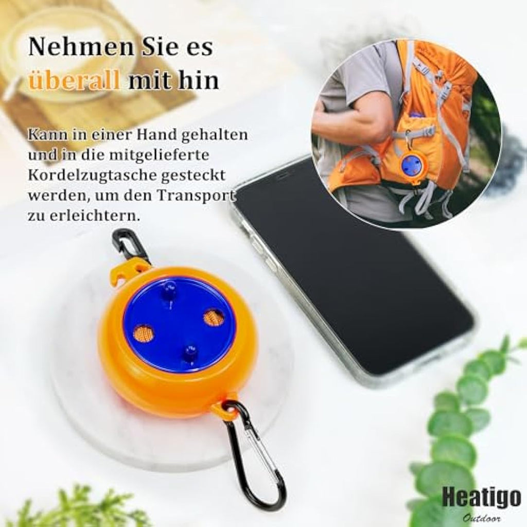 Heatigo 8M Retractable Clothes Line – Portable Camping Laundry Airer