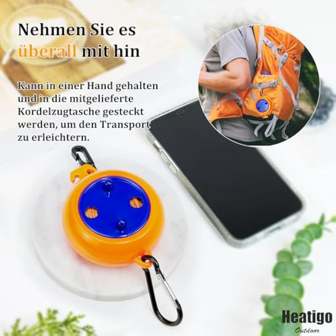 Heatigo 8M Retractable Clothes Line – Portable Camping Laundry Airer