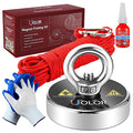 Uolor Neodymium Fishing Magnet Kit - 160KG Pull Force with 20M Rope