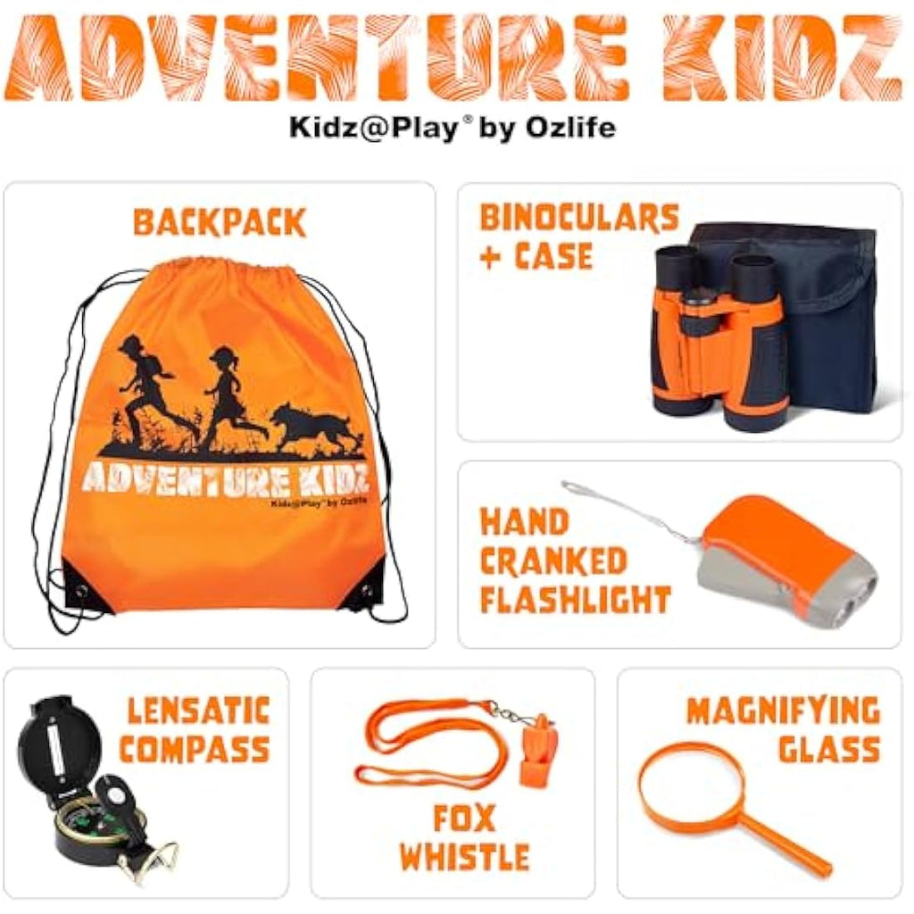 Adventure Kidz Outdoor Exploration Kit | 6-Piece STEM Nature Set