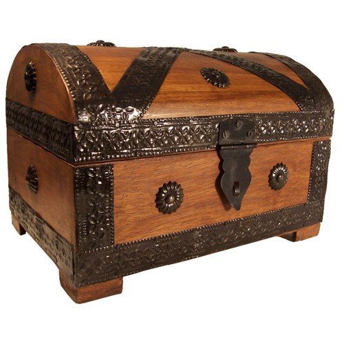 Pirate Treasure Chest – Solid Mango Wood Storage Box