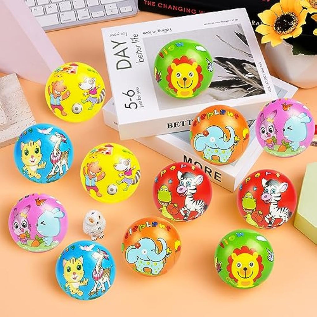 Animal Squeeze Stress Balls - 12pc Sensory Fidget Toys