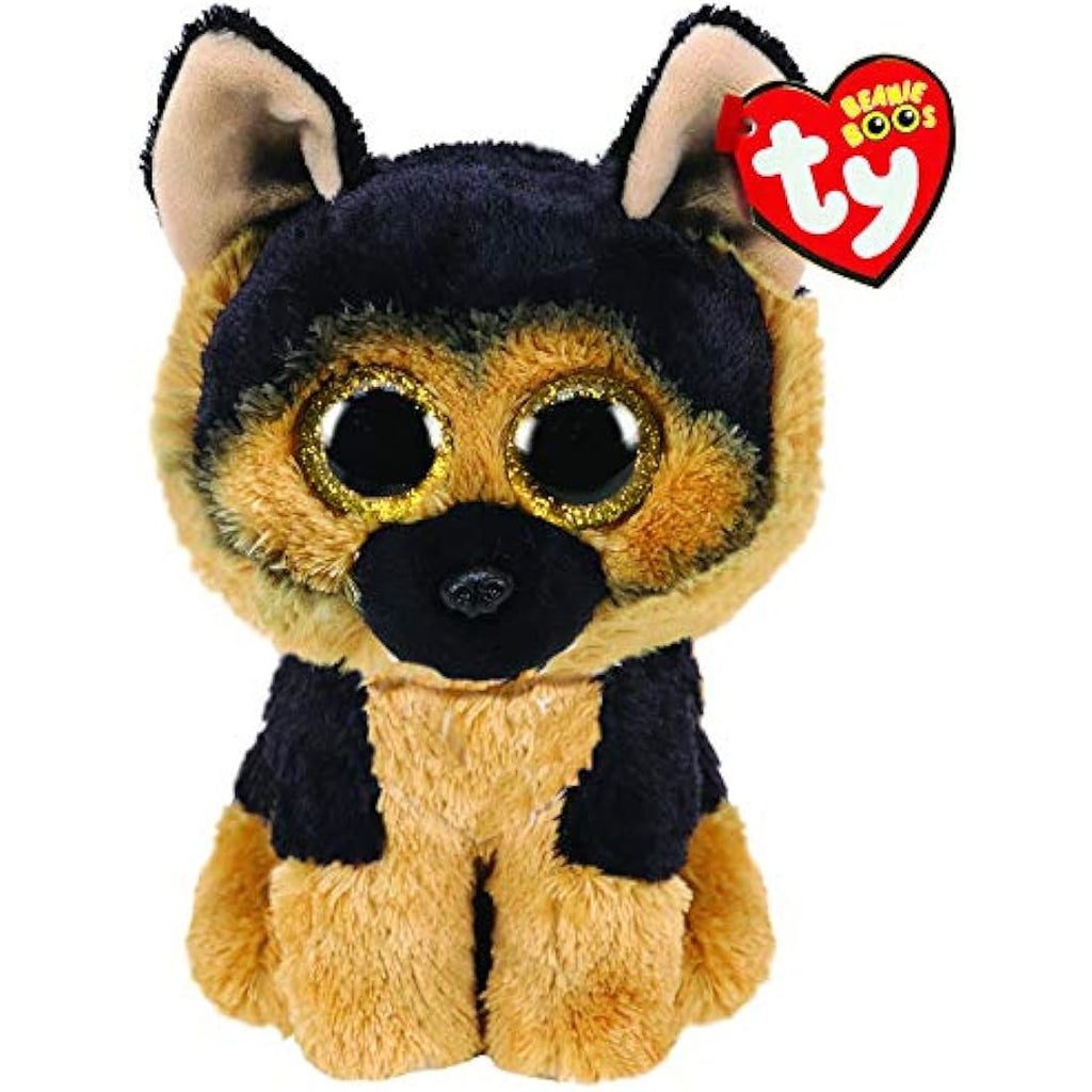 Ty Beanie Boos Spirit German Shepherd Plush Toy - 15cm Brown Stuffed Animal