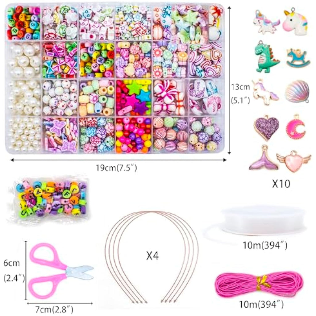 DIY Jewelry Making Kit - 24 Color Kids Friendship Bracelet Set