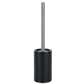 Spirella Tube Porcelain Toilet Brush Holder – Black Stoneware Set