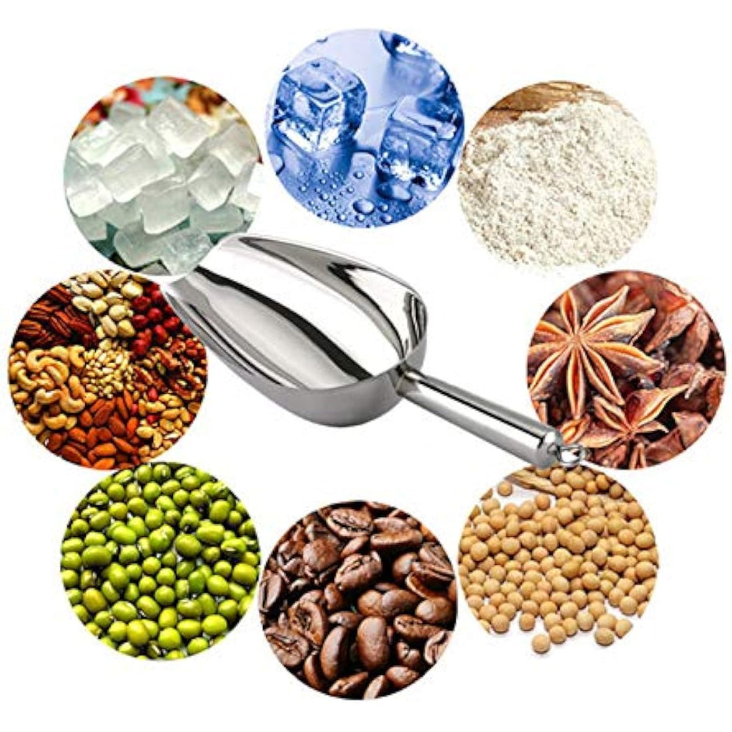 Stainless Steel Ice Scoop – 5oz Heavy Duty Food Shovel