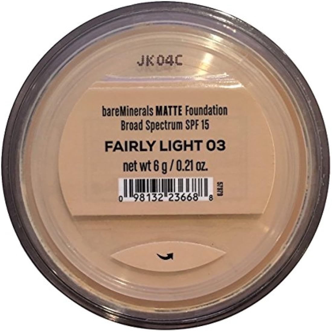 Bareminerals Matte Foundation SPF 15 – 03 Fairly Light Mineral Makeup