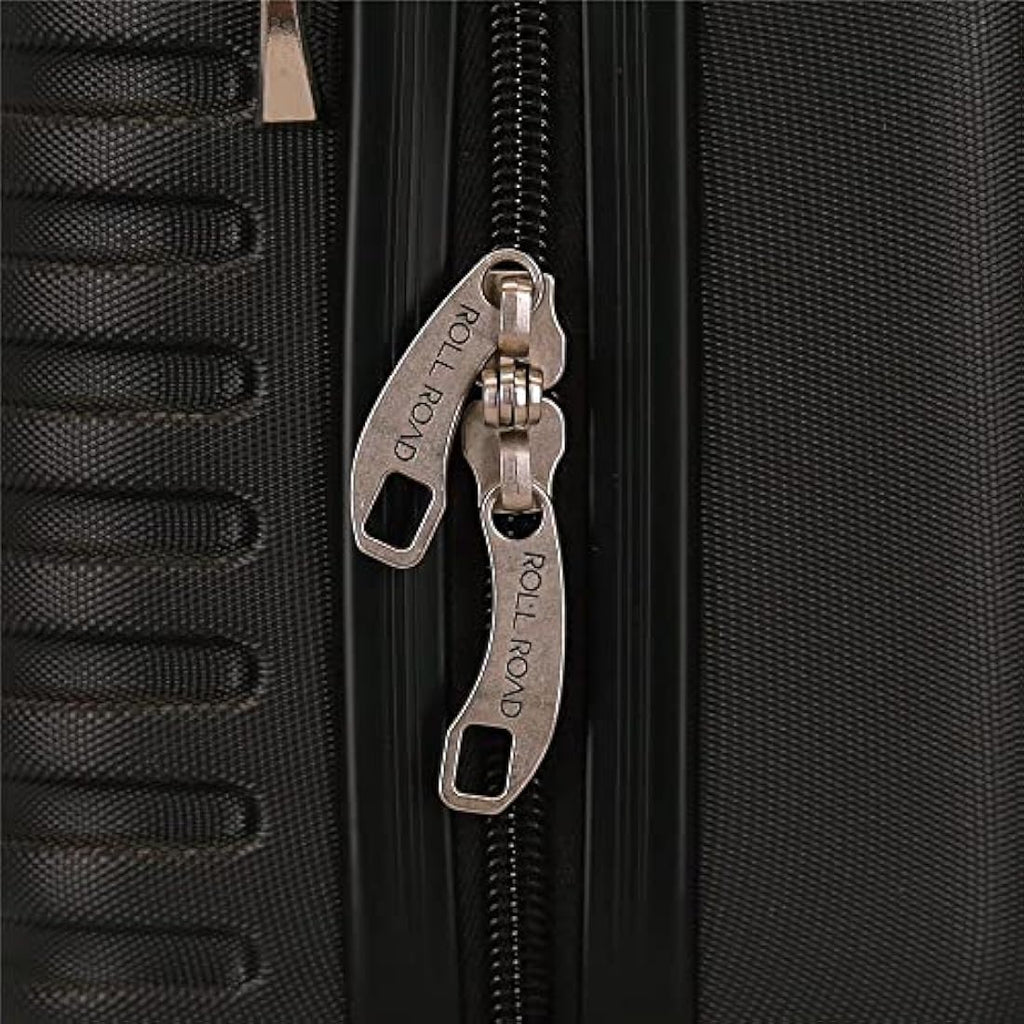 Roll Road India Beauty Case - Black ABS Hard Shell Travel Organizer