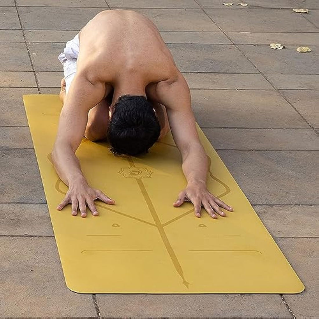 Liforme Original Yoga Mat – Non-Slip Eco-Friendly Mat with Bag