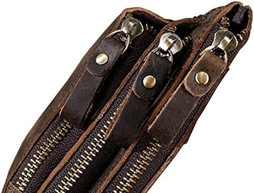 Jolof Store Leather Fanny Pack – Slim Unisex Waist Bag for Travel & Sports