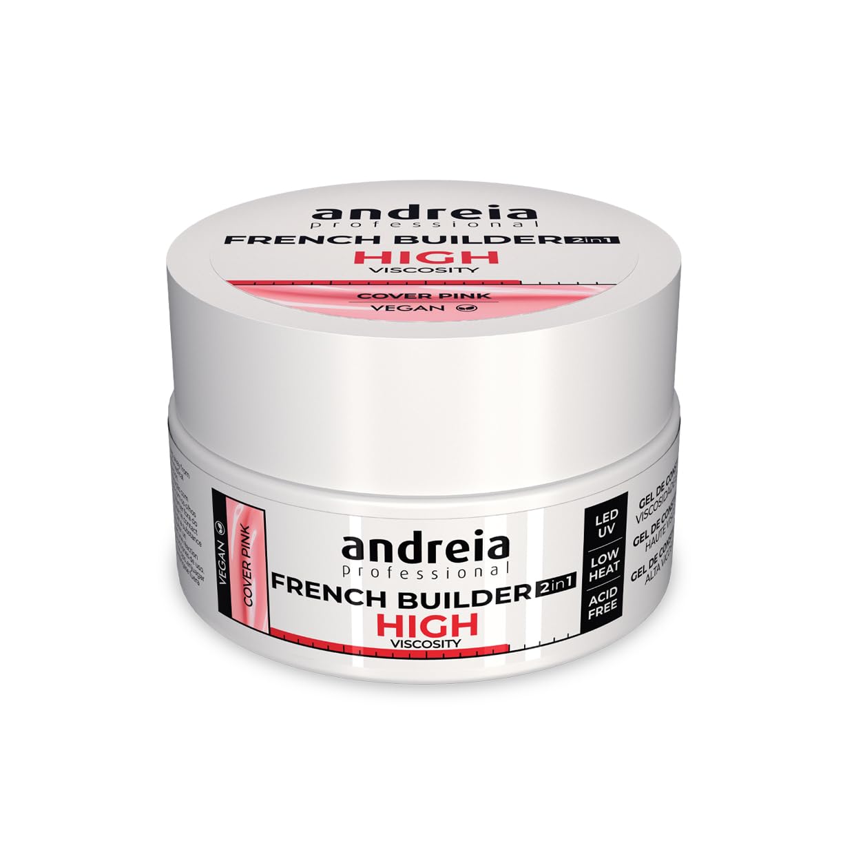 Andreia Professional French Builder Gel – Cover Pink 2 in 1 UV/LED 22g