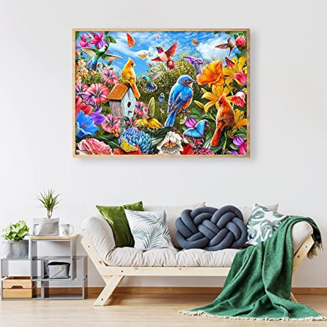 Jolof Store Birds and Flowers 1000 Piece Nature Jigsaw Puzzle for Adults
