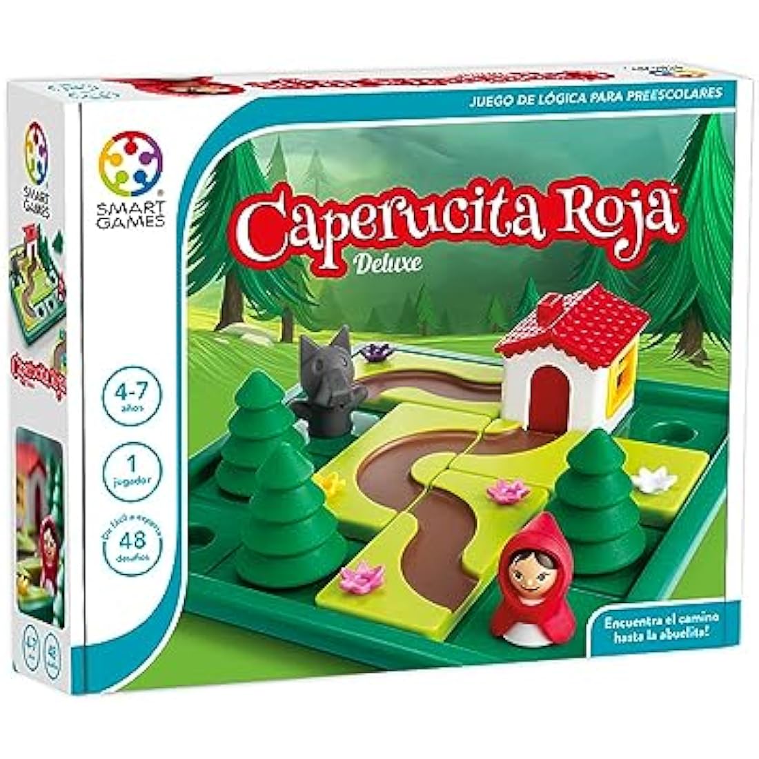 Smart Games Little Red Riding Hood Logic Puzzle - Kids Educational Game
