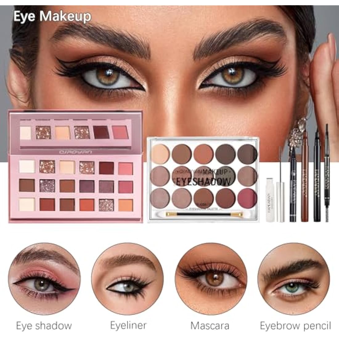 Jolof Store All-In-One Makeup Kit - Cruelty-Free Cosmetic Gift Set