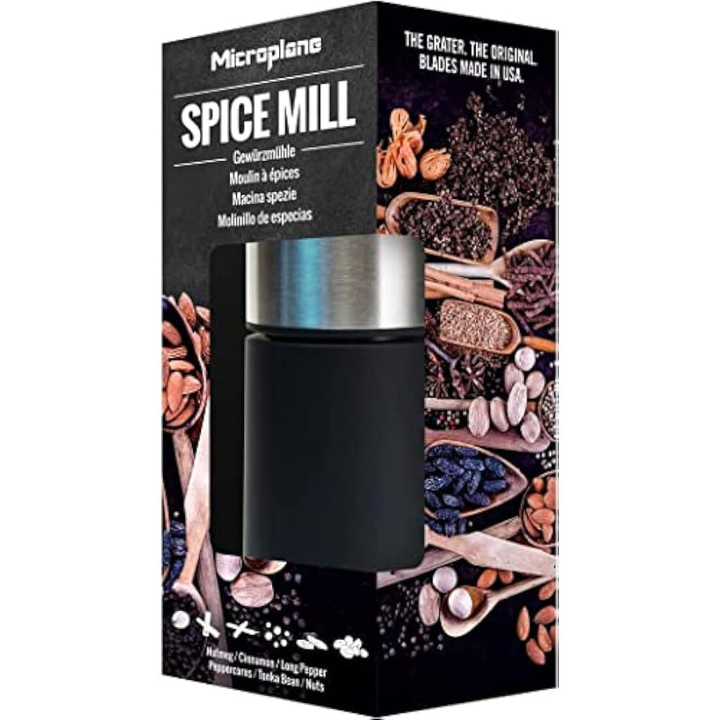Microplane Spice Mill | Stainless Steel Nutmeg and Cinnamon Grater
