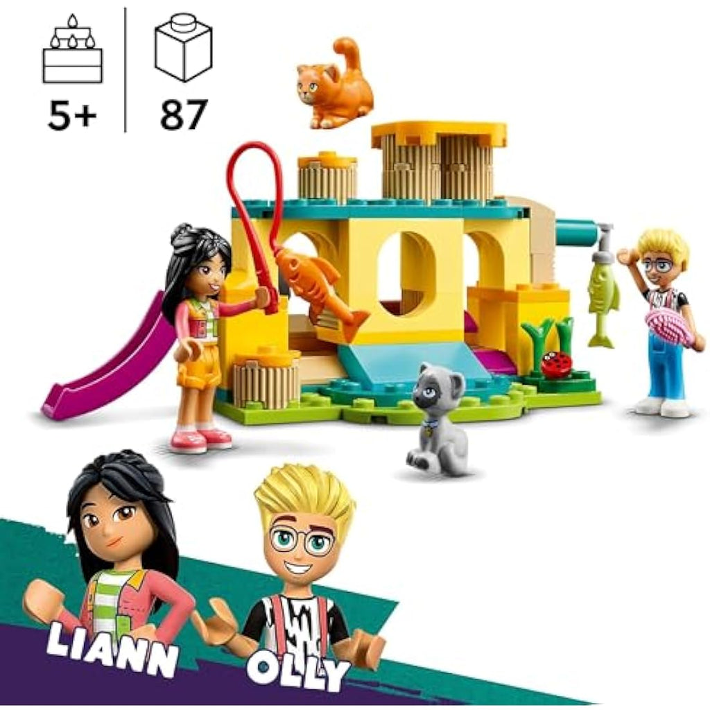 LEGO Friends Cat Playground Adventure Building Set with 2 Mini-Dolls 42612