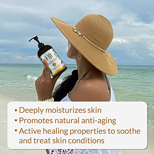 Coco Fiji Organic Coconut Oil Face & Body Lotion – Pineapple Coconut 12oz