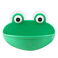 Frog Soap Dish - Green Plastic Holder with Suction Cups