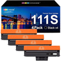 GPC Image Compatible Samsung MLT-D111S Black Toner Cartridges - 4-Pack